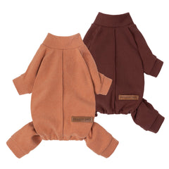 Pijama Fitwarm para perro, vista frontal, cómodo y abrigado para días fríos
