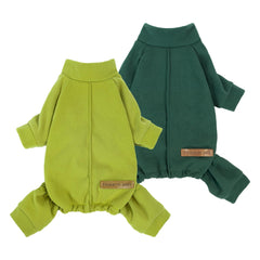 Fitwarm pijama para perro dos piezas en empaque, cómodo para uso diario.