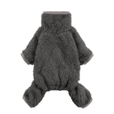 Fitwarm Pijama Perro Fleece Frio Frente: mantiene cálido al perro con ajuste cómodo.