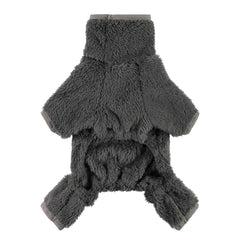Fitwarm pijama para perros, forro polar, vista trasera para ajuste cómodo
