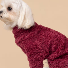 Fitwarm pijama para perro, tejido doble cara, confort duradero en casa