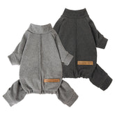 Fitwarm pijama para perro pequeño, vista frontal, cómodo y cálido.