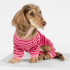 Pijama Fitwarm, detalle puños rib para un ajuste cómodo y seguro.