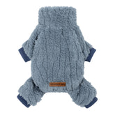 Fitwarm sudadera pijama para perro con cuello frontal, abrigo cálido para paseos