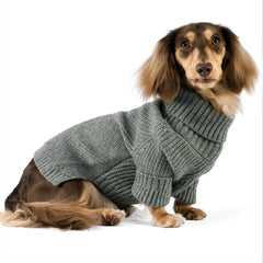 Fitwarm suéter para perro, cuello tortuga, frente, ideal para mantener el calor en paseos