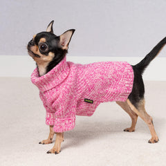 Fitwarm suéter de punto con cuello alto para perro pequeño, comodidad destacada