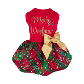 Vestido navidad Fitwarm para perros, ligereza y comodidad para uso diario.