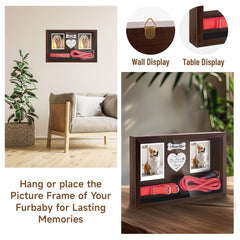 FITWOWFIT detalle corazon de madera que añade toque sentimental al display.