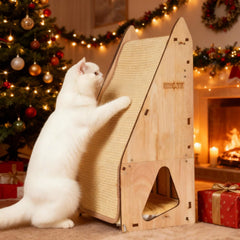Rascador para gatos FIVLOCCEN de madera 24in para juego y rascar