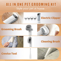 Kit FIXR 5 en 1 para perros con herramientas de aseo en casa