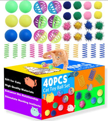 Flashine resortes para gatos: juego interior seguro que estimula la actividad física.