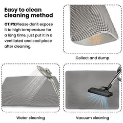 Flasidu mat-litter-doble-capa base impermeable protege suelos