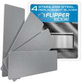 FL!PPER Flipper Edge: cuchillas de repuesto de 4 piezas para reemplazo rápido