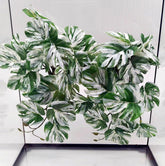 FLmoving Monstera colgante para terrario, refugio suave.