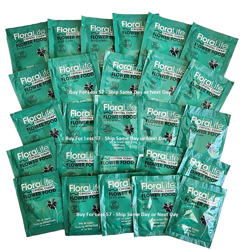 Exhibidor Floralife Crystal Clear para mostrador y compra rápida.