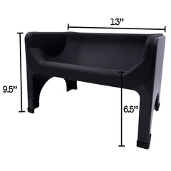 Fluff Trough XL, diseño ergonómico, facilita comer