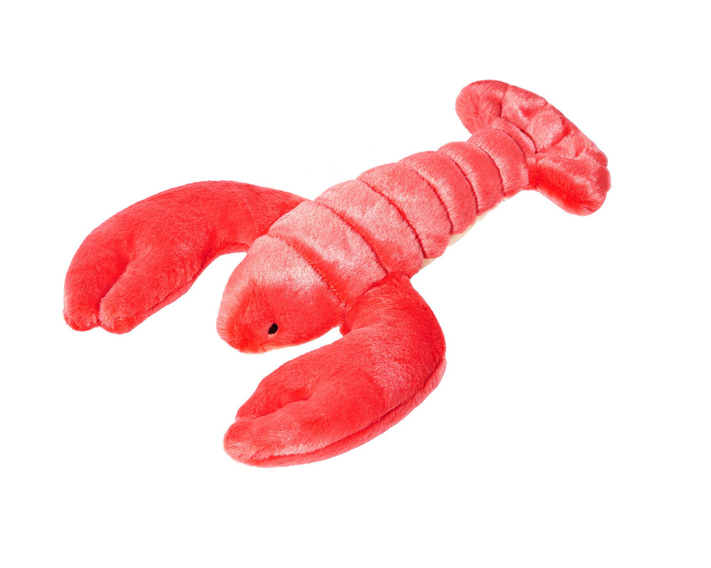 Fluff & Tuff Manny Lobster exterior ultra suave, ideal para juegos suaves y abrazos.