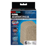 Fluval Almohadilla eliminadora de amoníaco para 307-407, reduce amoníaco y clarifica el agua.