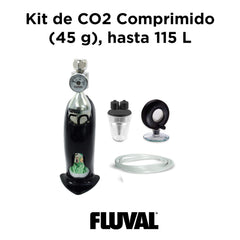 Cartuchos CO2 desechables Fluval de 45 g compatibles con sistema para acuario.