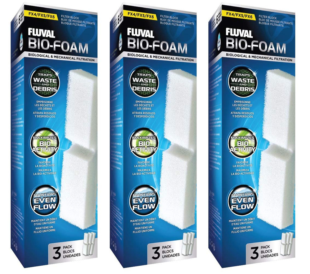 Bloque de espuma Fluval FX5 para filtración mecánica y biológica eficiente.