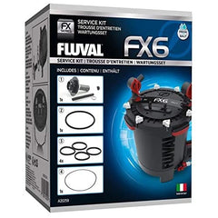 Fluval FX6 Conjunto de Servicio: contenido para limpieza y mantenimiento eficientes.