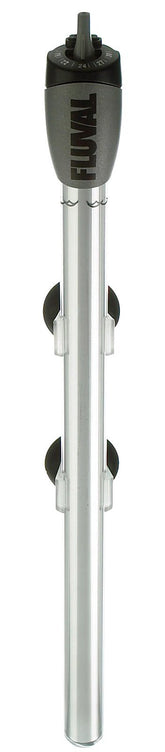 Fluval M 50W: calentador subacuático compacto para acuarios pequeños.