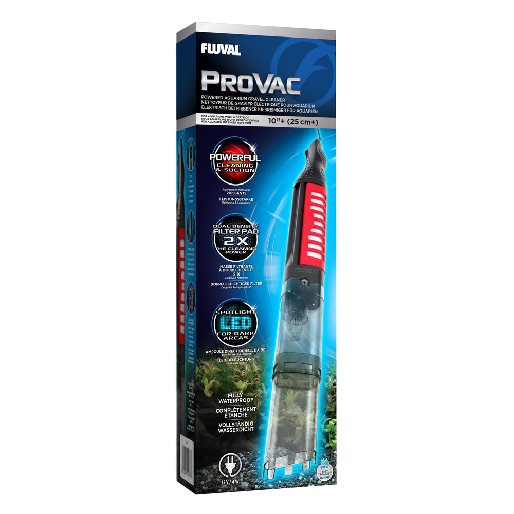 ProVac de Fluval limpia la grava de la pecera con succión constante
