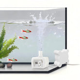 Fluxo Wireless bomba-agua-inalambrica-compacta para acuario, ideal para espacios pequeños.