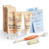 Flydog Fresh Kiss pasta dental coco para cepillado diario y aliento fresco.
