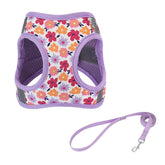 Flymind arnés flor XS frente: paseo cómodo gracias a la malla transpirable.