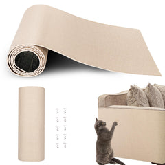 Fmelut mat de rasguño para gatos grande protege sofás y proporciona área de juego