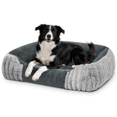 Fnsyay cama para perros grandes 35x28 con diseño ergonómico para soporte de espalda.