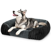 Cama Fnsyay para perros XXL 43x35 con diseño ergonómico para soporte espinal.
