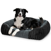 Fnsyay cama para perros grandes, vista frontal, espacio amplio para descansar.