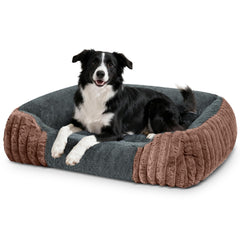 Cama Fnsyay para perros grandes con espuma triturada que favorece la circulación de aire.