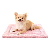 Fogkiss cama-perro-dos-lados-rosa-24x18 brinda confort duradero en jaula