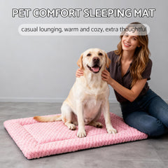 Fogkiss cama-perro lavable rosa: fácil de limpiar y mantener