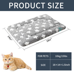 fogkiss tapete para perro con base antideslizante que mantiene la cama en su lugar.