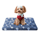 Fogkiss Dog Bed Mat dentro de jaula con acolchado suave para descanso cómodo