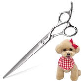 FOGOSP tijeras para perro, corte recto de 8 pulgadas, ideal para pelo grueso