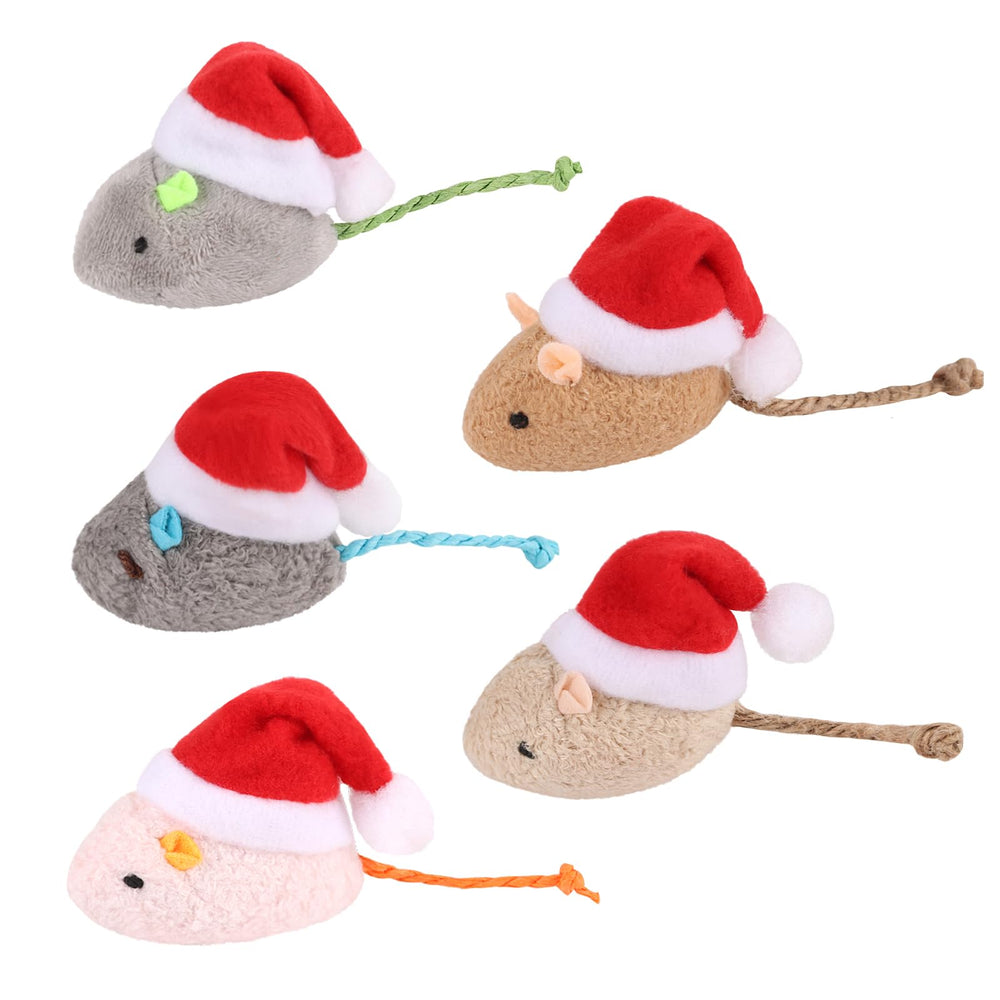 FOIMAS ratón navideño rosa: ideal para juego activo y estimulación sensorial