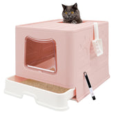 Caja de arena Fophop XL plegable con tapa para guardado y transporte