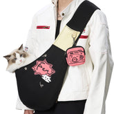 Forever Caring Together: bolsa-bandolera para perros con diseño ergonómico para uso cómodo.