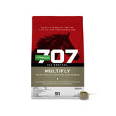 Formula 707 Multifly: pellets para caballos reducen moscas en el establo.