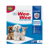 Tapete Four Paws Wee-Wee con absorción 18 veces su peso para perros pequeños.