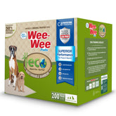 Four Paws Wee-Wee Pad de bambú, absorción eficiente y control de olores.