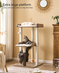 FourFurPets Arbol Gato Rascado de 40 pulgadas para rascar y trepar