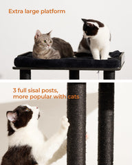 FourFurPets tres-postes-sisal-naturales ofrecen rascado natural y protección de muebles