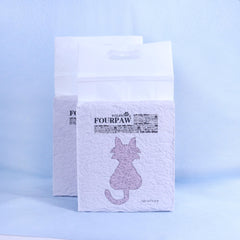 FOURPAW Arena de tofu para gatos Lavanda: empaque visible y aroma suave.