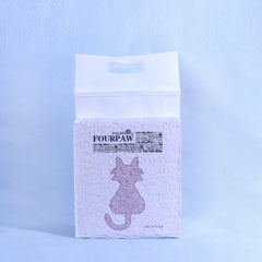 FOURPAW arena para gatos de tofu lavanda: aroma suave que neutraliza olores
